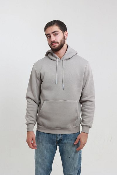 TKT 3 Thread Men's Hooded Kangaroo Pocket Sweat Soft Puff Fabric