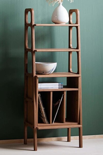 Woodesk Fiore, Ahşap Kitaplık Ve Raf Ünitesi, 140x50