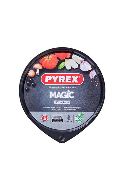 Pyrex Magic Pizza Pan 30cm - Heat-Resistant, Oven and Dishwasher Safe