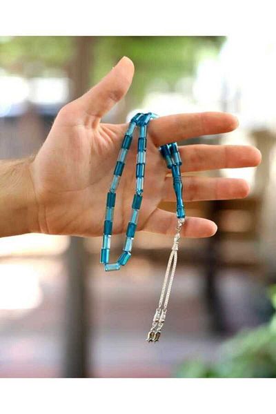Midyat Gümüş Dünyası Powder Amber Rosary - Cut