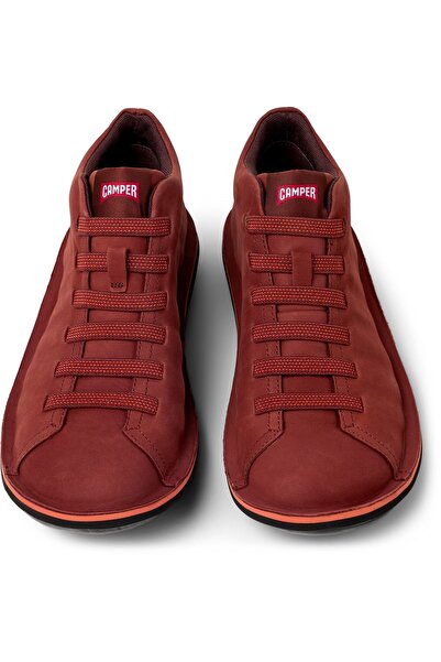 CAMPER Beetle Men's Red Nubuck Sneakers 36678-085