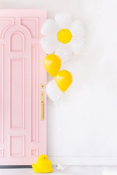 Le Mabelle White Daisy Balloon Set