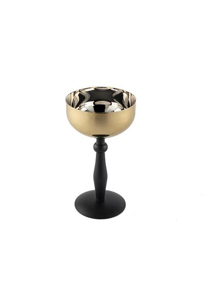 Mikasa Moor Gold Silver Black Decorative Bowl 9X17Cm