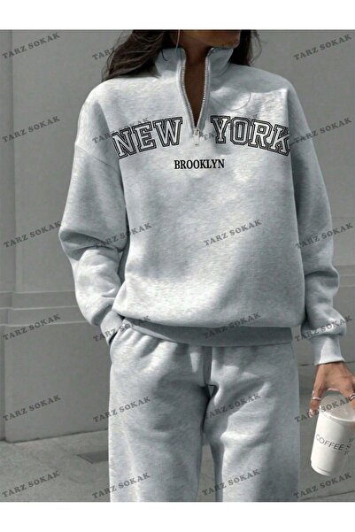 Adrift Y2K Bay dukserica - Pola rajsferšlusa KOD1395