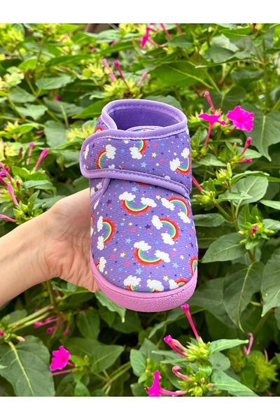 Bold Boutique Stylish and Comfortable Children's Nursery Slippers - Velcro Winter Home Boots