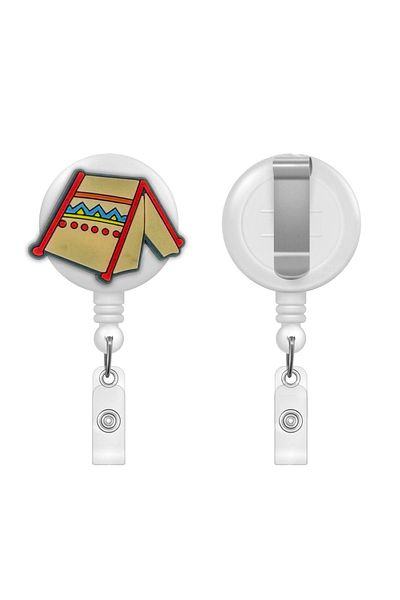 PABALAS Camping Tent Figured Yoyo Card Holder