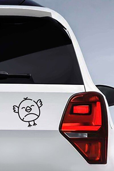 Artikel ملصق سيارة لطيف على شكل طائر مقاس 21 × 29 سم، ملصق سيارة، ملصق سيارة