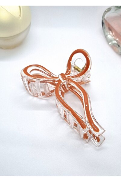 Brassito مشبك مشبك نسائي فاخر بتصميم فيونكة وخيار اللون ومشبك مزلاج