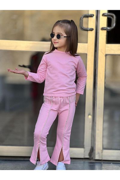 ALPİDS Girl's Rhinestone Tracksuit