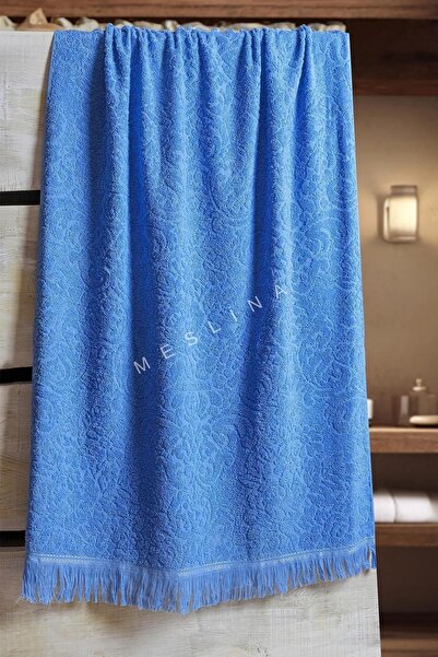Meslina 80x160 Баня з бахромою Великий рушник | Рушник для витирання | Рушник для рук