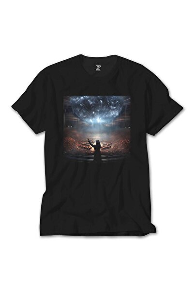 Butik Imagine Orchestral oversized Μαύρο μπλουζάκι