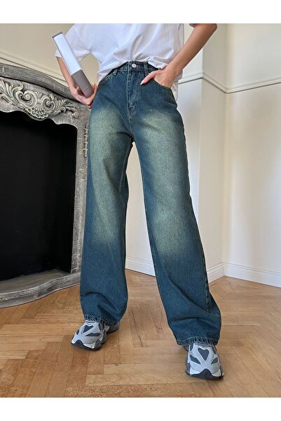 DENİKK Трендові баггі-штани з високою талією/джинси