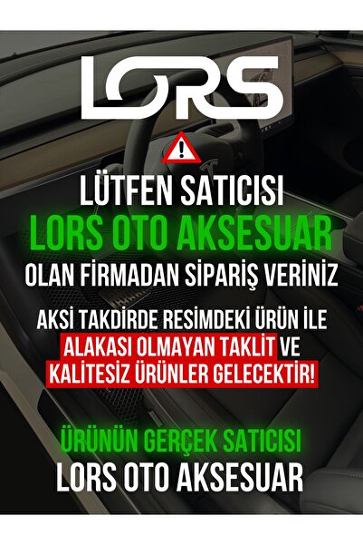 LORS Tesla Model Y Eva Bagaj Paspası (SİYAH)
