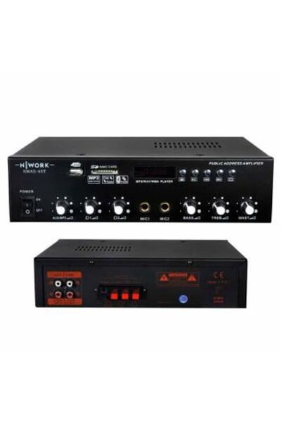 Nwork SMALL-60 T HAT TRAFOLU 60W MİKSER AMPLİFİKATÖR