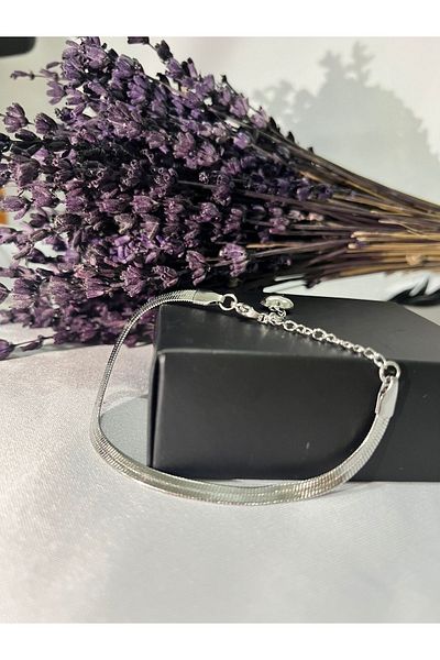 stainles steel Steel Italian Cut Silver Color Bracelet