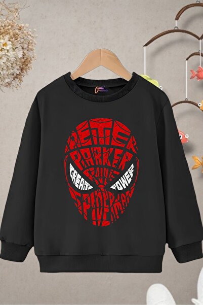 oneagılyazı سويت شيرت مطبوع برقبة دائرية