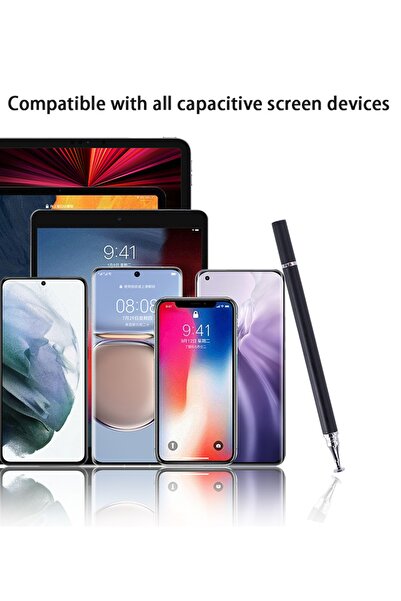 Fibaks 2in1 Stylus Disk Pen Tablet Pen for Phone iPad Xiaomi Samsung Huawei All Touch Screens Compatible