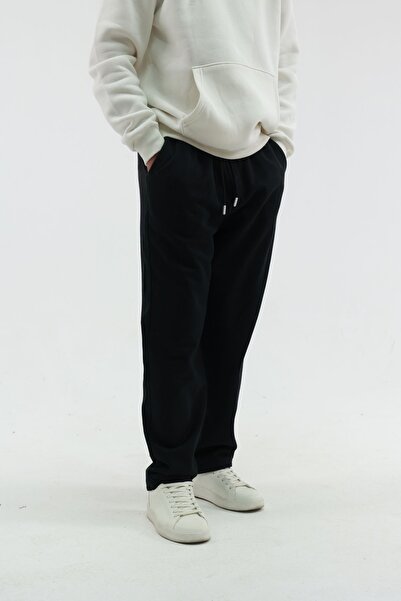 TKT Ανδρικό φαρδύ 3 κλωστές ράστερ oversize παντελόνι χειμώνα