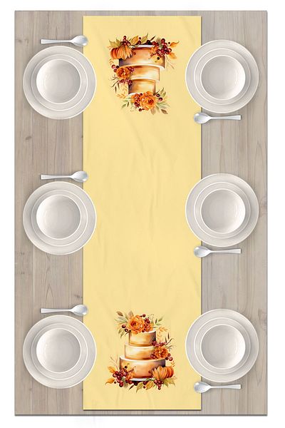 Bertille Home Autumn Series 140X40 cm Digital Printed Runner (Halloween Autumn)