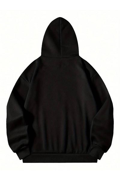 Keywest Χειμερινό φούτερ Unisex Oversize - Pray Printed, 3 κλωστές 100% βαμβάκι, Hoodie με κουκούλα