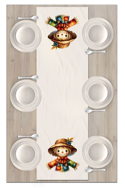 Bertille Home Autumn Series 140X40 cm Digital Printed Runner (Halloween Autumn)