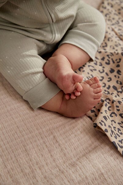 Next Baby Green Animal Patterned 100% Organic Cotton 3-Piece Sleeping Bag Set - Alyk79474