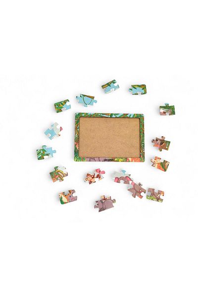 Fizello Animal Kingdom 3 - 16 Pieces: Educational and Learning Wooden Children's Puzzle Toy