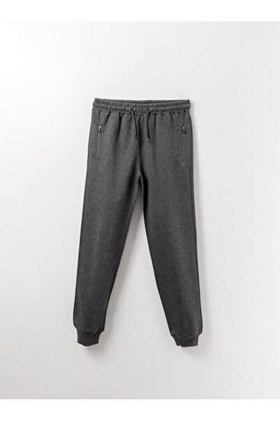 Mışıl Kids 2 Pantaloni de trening pentru băieți B basic cu fermoar cu șnur