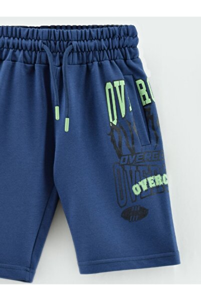 Mışıl Kids OVERCOME BASKILI Cepli Erkek Çocuk Şort