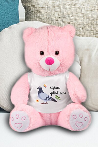 EJOYA Gold Pera Aşkımı Getirdi Sana Temalı Peluş Ayıcık 50 Cm 82227