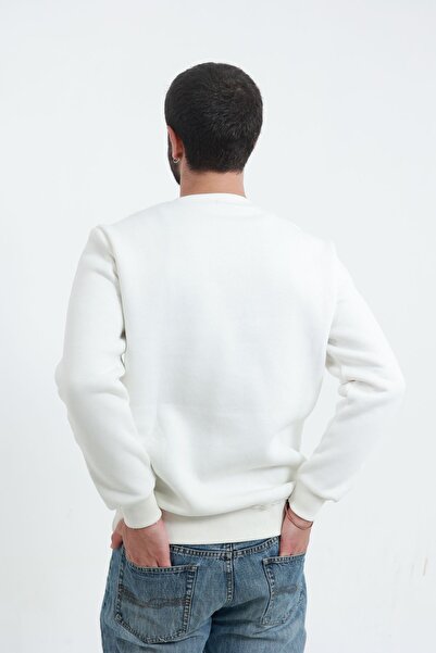 TKT Μαλακό ύφασμα 3 Thread Ανδρικό Crew Neck Sweat Puff