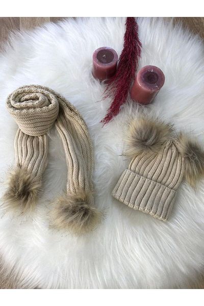 ÇOCUK GİYİM MERKEZİ Children's Scarf Beat Set