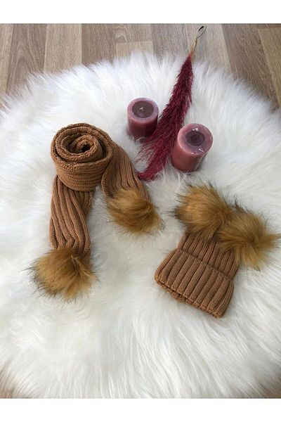 ÇOCUK GİYİM MERKEZİ Children's Scarf Beat Set
