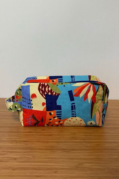 Uretti - Gamze 9546 - Geantă de machiaj din in, lucrată manual
