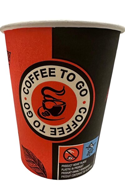 VERİMARKA 8 OZ STANDART BASKILI KAĞIT KARTON BARDAK 1.000 ADET