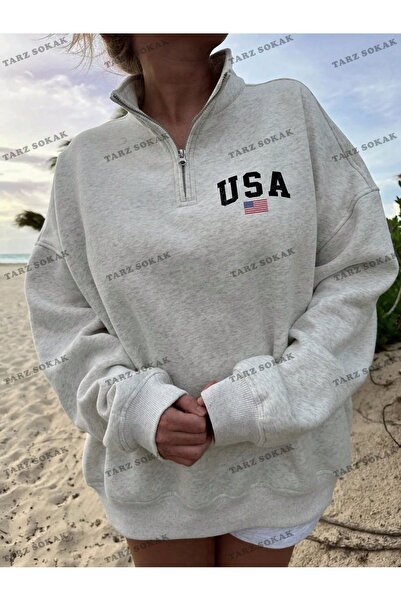 Drippy Y2K muška majica sa poluzatvaračem KOD1425