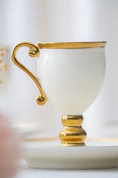 ACAR Prune 6-Person Coffee Cup Set - Off-White