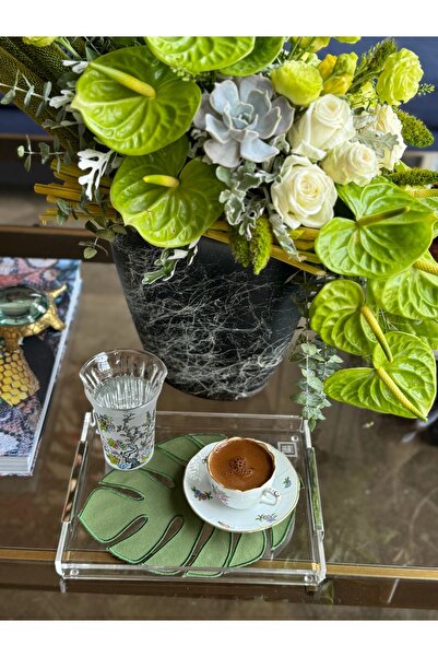 Matis Home Line Momnstera 2-Piece Coaster