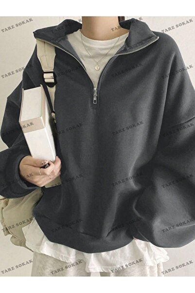 Adrift Y2K dizajn - Muška majica sa poluzatvaračem KOD1307