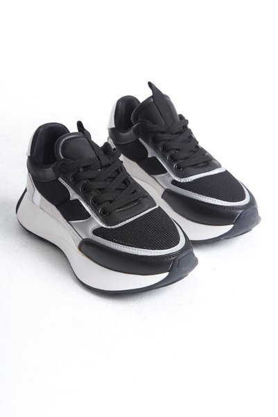 DaphneSandals Kadın Siyah Sneaker Spor Ayakkabı - SP02