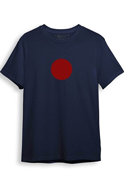The Baski Japanski cool dizajn leđa Štampano 100% pamuk Premium tamnoplava ma...