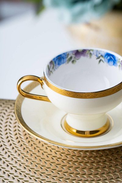 ACAR Daabria 6-Person Off-White Coffee Cup Set - 90 ml