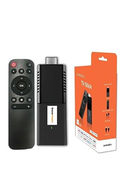 beemen TVR3 Box S Tv Stick Android Box 4K Android 13 Sürüm 2gb Ram 16GB Hafıza Wifi 2.4 Android Tv