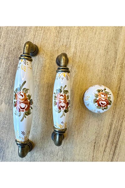 Karan Porselen Porcelain Furniture Drawer Cloakroom Kitchen Cabinet Handle