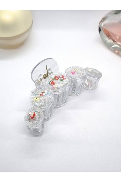 Brassito Cataramă cu clemă cu sclipici, opțiune de culoare, cataramă cu design de lux