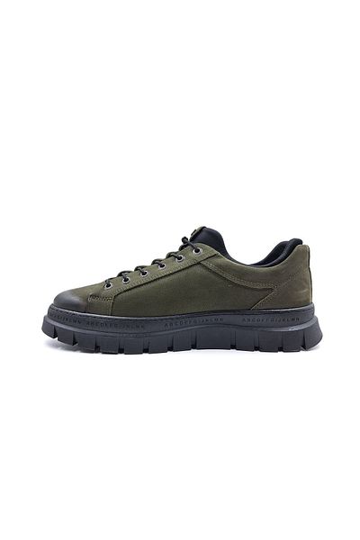 Hammer Jack Alphen Genuine Nubuck Leather Elastic Winter Khaki Green Men's Shoes