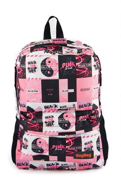 BYBAG Blackpink Patterned Digital Printed Unisex Daily Use and School Backpack
