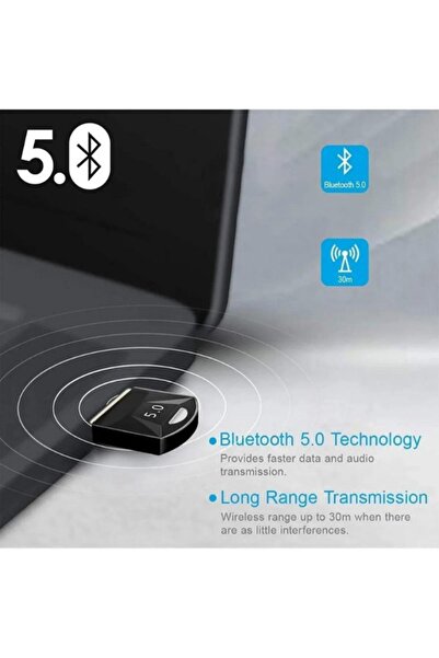Maybax Bilgisayarlar Için Mini V5.0 Usb Bluetooth Dongle Bluetooth Adaptör Tak Çalıştır W8.1- W10- W11