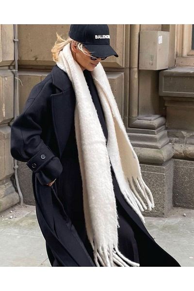 çiğdem eşarp Masalsu Premium Soft Boucle Scarf