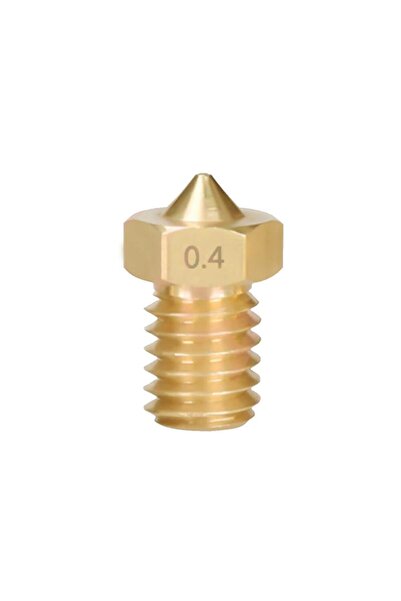 Koodmax - 10 Adet Nozzle - 3d Yazıcı Extruder M6 1.75mm / 0.4mm V5 - V6 Pirin...